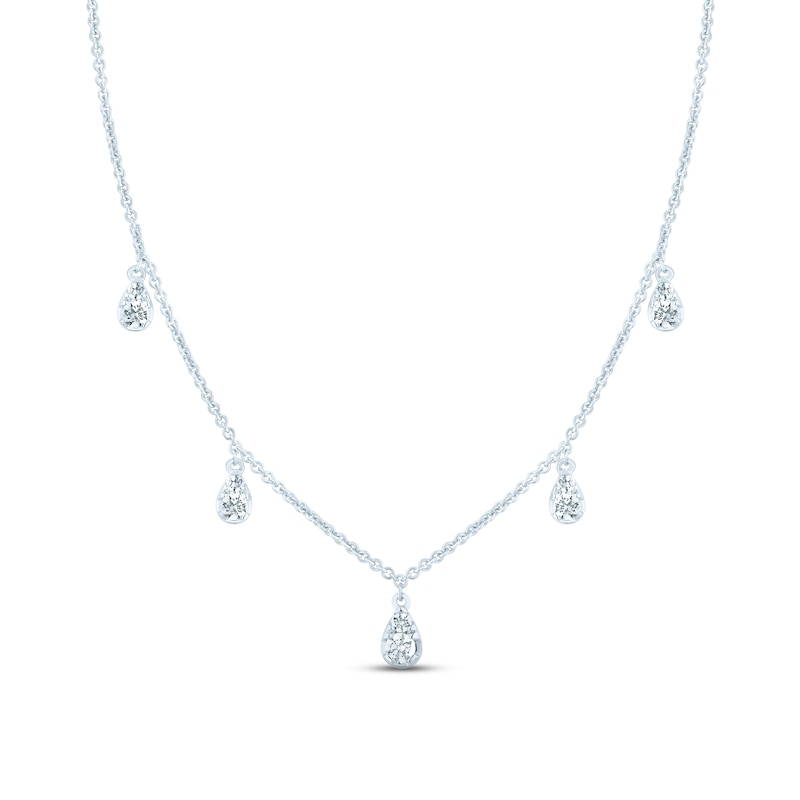 Pnina Tornai Diamond Necklace 1 ct tw Round 14K White Gold | Jared