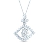 Thumbnail Image 1 of Pnina Tornai Diamond Eye Necklace 1/2 ct tw Round 14K White Gold