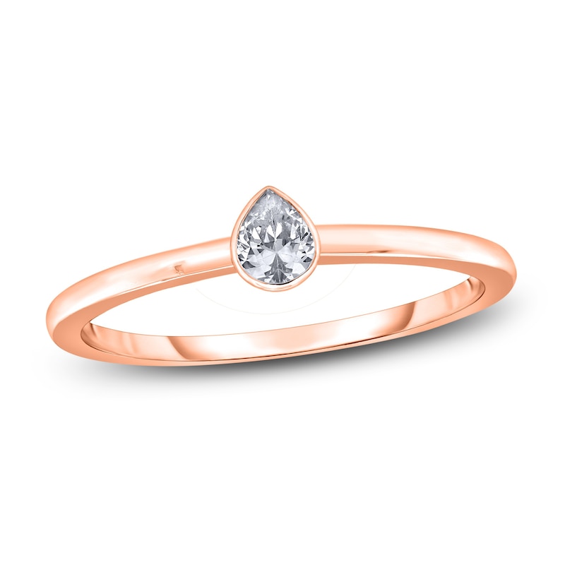 2.00Ct Pear-Cut VVS1 Diamond Halo Engagement Ring 14K Rose Gold Finish