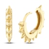 Thumbnail Image 0 of Polished Spike Huggie Earrings 14K Yellow Gold 10mm