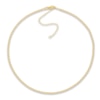 Thumbnail Image 0 of Hollow Rolo Chain Choker Necklace 14K Yellow Gold 13" Adj.