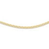 Thumbnail Image 1 of Hollow Rolo Chain Choker Necklace 14K Yellow Gold 13" Adj.