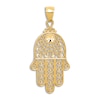 Thumbnail Image 0 of Diamond-Cut Hamsa Charm 14K Yellow Gold