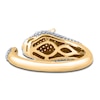 Thumbnail Image 3 of Diamond Panther Cuff Ring  1/2 ct tw Round 14K Yellow Gold