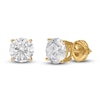 Thumbnail Image 1 of Lab-Created Diamond Stud Earrings 3 ct tw Round 14K Yellow Gold (SI2/F)