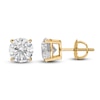 Thumbnail Image 2 of Lab-Created Diamond Stud Earrings 3 ct tw Round 14K Yellow Gold (SI2/F)