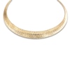 Thumbnail Image 2 of Italia D'Oro Solid Omega Chain Bracelet 14K Yellow Gold 7.5&quot;