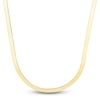 Thumbnail Image 1 of Solid Herringbone Chain Necklace 14K Yellow Gold 16&quot; 6.0mm