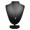 Thumbnail Image 3 of Diamond Virgo Necklace 1/10 ct tw Round 14K White Gold 16.75&quot;