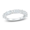 Thumbnail Image 1 of Diamond Anniversary Band 2 ct tw Round/Emerald 14K White Gold