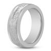 Thumbnail Image 2 of Men's Diamond Arrow Pattern Wedding Band 1/10 ct tw Tungsten Carbide 8mm