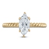 Thumbnail Image 3 of Certified Marquise Diamond Solitaire Engagement Ring 1 ct tw 14K Yellow Gold (I/I1)