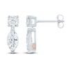 Thumbnail Image 1 of Pnina Tornai Marquise & Round-Cut Lab-Created Diamond Dangle Earrings 1-1/2 ct tw 14K White Gold