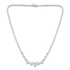 Thumbnail Image 0 of Pnina Tornai Pear-Shaped & Round-Cut Lab-Created Diamond Necklace 10 ct tw 14K White Gold