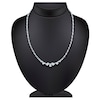 Thumbnail Image 1 of Pnina Tornai Pear-Shaped & Round-Cut Lab-Created Diamond Necklace 10 ct tw 14K White Gold