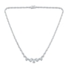 Thumbnail Image 2 of Pnina Tornai Pear-Shaped & Round-Cut Lab-Created Diamond Necklace 10 ct tw 14K White Gold