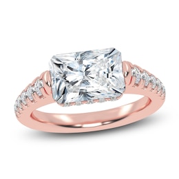 Radiant-Cut Created By Jared Studio Lab-Created Diamond Engagement Ring 2-1/3 ct tw 14K Rose Gold