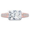 Thumbnail Image 3 of Radiant-Cut Created By Jared Studio Lab-Created Diamond Engagement Ring 2-1/3 ct tw 14K Rose Gold