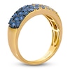 Thumbnail Image 2 of Le Vian Denim Ombré Sapphire Ring 14K Honey Gold