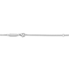 Thumbnail Image 3 of Unspoken Diamond Halo Necklace 1/2 ct tw 14K White Gold 18&quot;