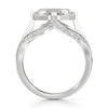 Thumbnail Image 2 of J'Lure Lab-Created Diamond Oval Portrait-Cut Engagement Ring 2-3/8 ct tw 18K White Gold