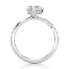 Thumbnail Image 2 of J'Lure Radiant Brilliant-Cut Lab-Created Diamond Bypass Engagement Ring 1-1/3 ct tw 18K White Gold