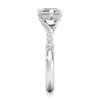 Thumbnail Image 3 of J'Lure Radiant Brilliant-Cut Lab-Created Diamond Bypass Engagement Ring 1-1/3 ct tw 18K White Gold