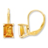 Thumbnail Image 1 of Citrine Earrings 14K Yellow Gold