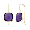 Thumbnail Image 1 of Natural Amethyst Earrings 10K Yellow Gold