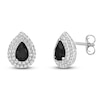 Thumbnail Image 3 of Natural Onyx & Natural White Topaz Drop Earrings Sterling Silver