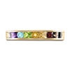 Thumbnail Image 3 of Love Proudly Ring Multi-Color Rainbow 14K Yellow Gold 4MM