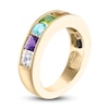 Thumbnail Image 2 of Love Proudly Ring Multi-Color Rainbow 14K Yellow Gold 7MM