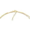 Thumbnail Image 2 of Mixed Solid Chain Necklace 14K Yellow Gold 18&quot; Adj.