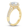 Thumbnail Image 1 of Pnina Tornai Lab-Created Diamond Engagement Ring 2-1/2 ct tw Pear/Round 14K Yellow Gold