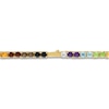 Thumbnail Image 3 of 1933 by Esquire Men's Natural Multi-Gemstone Tennis Necklace 14K Yellow Gold-Plated Sterling Silver 22&quot;