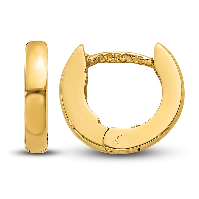 Worn Gold Hoop Post And Hinge Earrings - Universal Thread™ Gold : Target