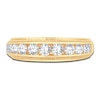 Thumbnail Image 2 of Men's Diamond Wedding Band 1 ct tw Round 14K Yellow Gold