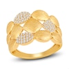 Thumbnail Image 1 of Diamond Pave Ring 1/4 ct tw Round 14K Yellow Gold