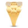 Thumbnail Image 4 of Diamond Pave Ring 1/4 ct tw Round 14K Yellow Gold