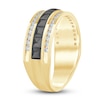 Thumbnail Image 2 of Men's Diamond Anniversary Band 1/2 ct tw Round 14K Yellow Gold