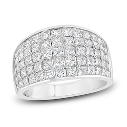 Princess-Cut Diamond Ring 3 ct tw 14K White Gold