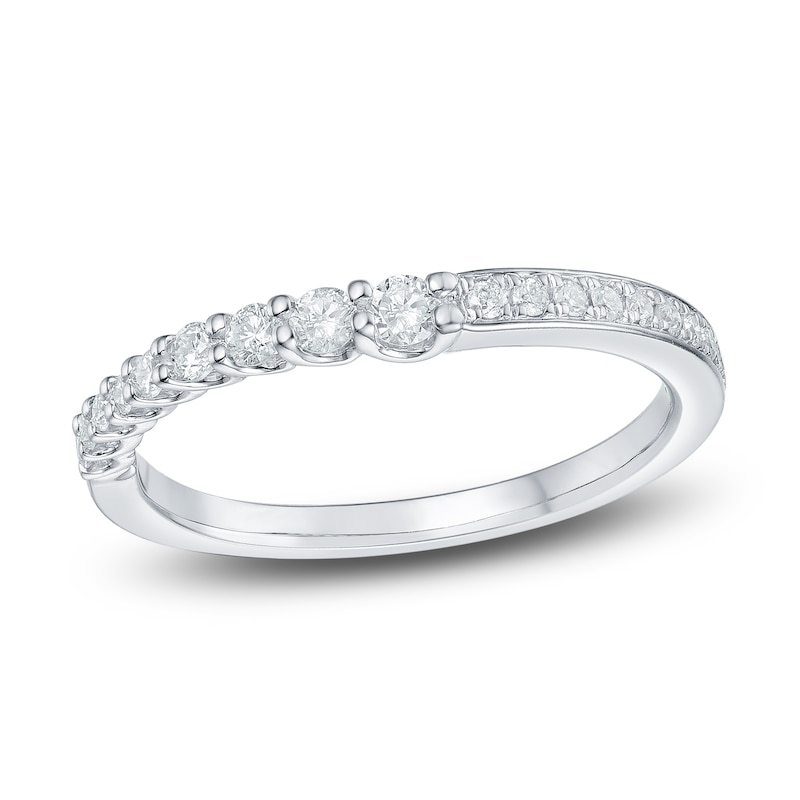 Round Diamond Anniversary Band 1/3 ct tw 14K Gold