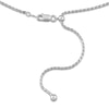 Thumbnail Image 1 of Solid Diamond-Cut Rope Chain Necklace 1.3mm Sterling Silver 24"