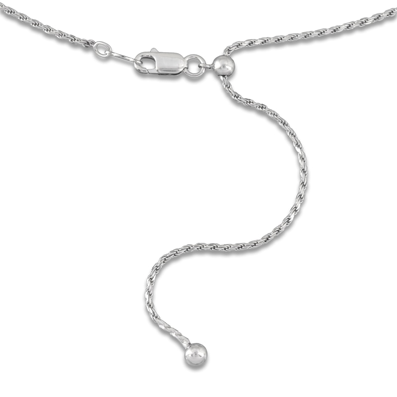 Solid Diamond-Cut Rope Chain Necklace 1.3mm Sterling Silver 24"