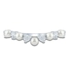 Thumbnail Image 3 of Pnina Tornai Cultured Pearl & Diamond Contour Anniversary Ring 1/3 ct tw 14K White Gold