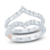 Thumbnail Image 1 of Pnina Tornai Baguette & Round-Cut Diamond Chevron Enhancer Ring 1 ct tw 14K White Gold