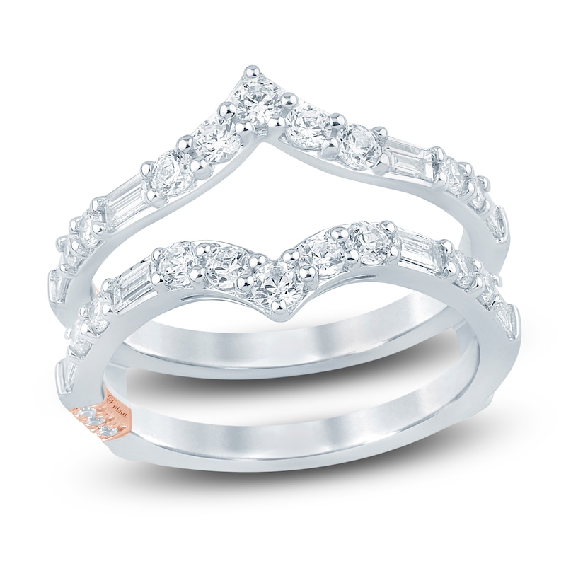 Main Image 1 of Pnina Tornai Baguette & Round-Cut Diamond Chevron Enhancer Ring 1 ct tw 14K White Gold