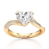 Thumbnail Image 1 of J'Lure Heart Brilliant-Cut Lab-Created Diamond Bypass Engagement Ring 2-1/6 ct tw 18K Yellow Gold