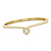 Thumbnail Image 1 of Unspoken Diamond Solitaire Bangle Bracelet 1/2 ct tw 14K Yellow Gold 7&quot; (I1/I)