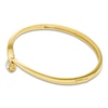 Thumbnail Image 2 of Unspoken Diamond Solitaire Bangle Bracelet 1/2 ct tw 14K Yellow Gold 7&quot; (I1/I)